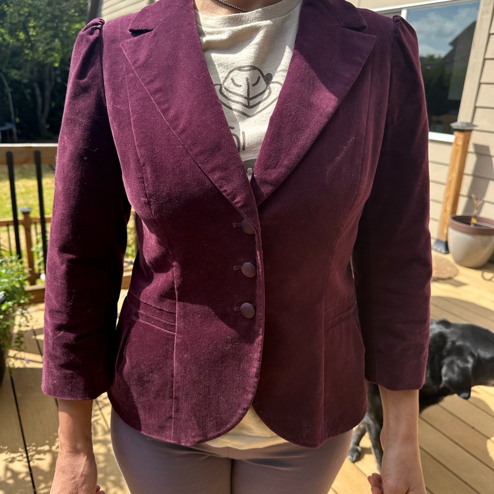 Elegant Purple Women's Jacket